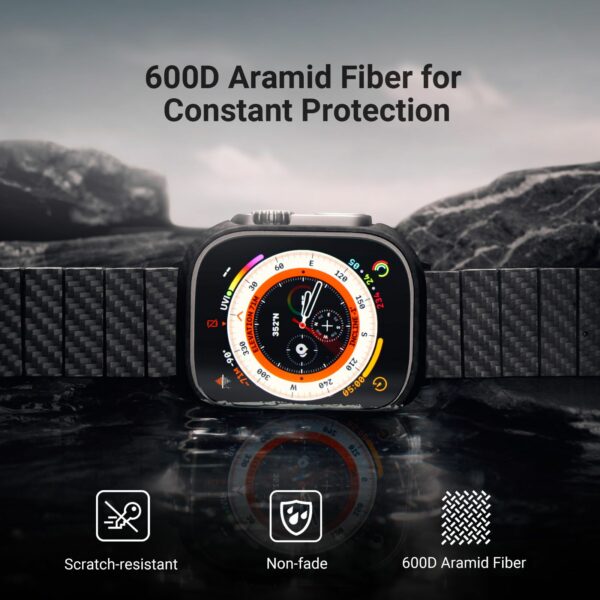 Pitaka รุ่น Air Case - เคส Apple Watch Ultra 1/2 (49mm) - Ararmid Fiber