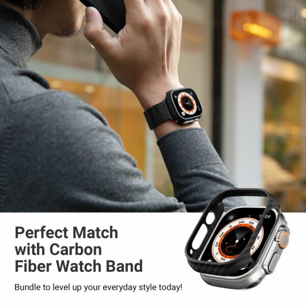 Pitaka รุ่น Air Case - เคส Apple Watch Ultra 1/2 (49mm) - Ararmid Fiber