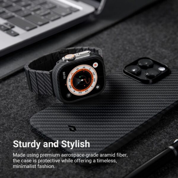 Pitaka รุ่น Air Case - เคส Apple Watch Ultra 1/2 (49mm) - Ararmid Fiber