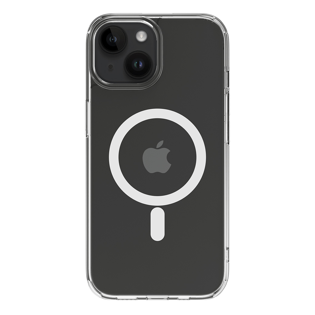 QDOS รุ่น Hybrid Force with Snap (MagSafe) - เคส iPhone 15 - สี Clear