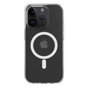 QDOS รุ่น Hybrid Force with Snap (MagSafe) - เคส iPhone 15 Pro - สี Clear