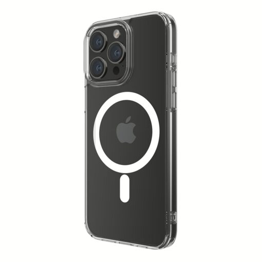 QDOS รุ่น Hybrid Force with Snap (MagSafe) - เคส iPhone 15 Pro Max - สี Clear - Image 2