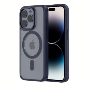 QDOS รุ่น Hybrid Soft with Snap (MagSafe) - เคส iPhone 15 Pro - สี Dark Blue 9 QDOS รุ่น Hybrid Soft with Snap (MagSafe) - เคส iPhone 15 Pro - สี Dark Blue