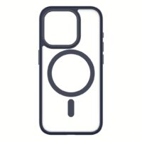 QDOS รุ่น Hybrid Soft with Snap (MagSafe) - เคส iPhone 15 Pro - สี Dark Blue