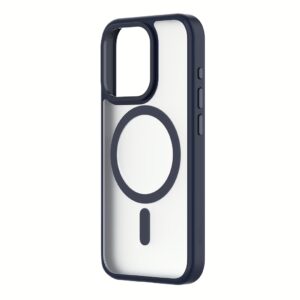 QDOS รุ่น Hybrid Soft with Snap (MagSafe) - เคส iPhone 15 Pro - สี Dark Blue 11 QDOS รุ่น Hybrid Soft with Snap (MagSafe) - เคส iPhone 15 Pro - สี Dark Blue