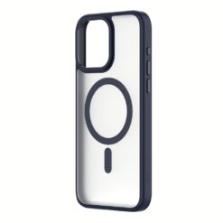 QDOS รุ่น Hybrid Soft with Snap (MagSafe) - เคส iPhone 15 Pro Max - สี Dark Blue