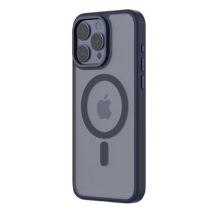 QDOS รุ่น Hybrid Soft with Snap (MagSafe) - เคส iPhone 15 Pro Max - สี Dark Blue 7 QDOS รุ่น Hybrid Soft with Snap (MagSafe) - เคส iPhone 15 Pro Max - สี Dark Blue