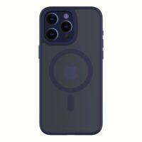 QDOS รุ่น Hybrid Soft with Snap (MagSafe) - เคส iPhone 15 Pro Max - สี Dark Blue