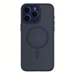 QDOS รุ่น Hybrid Soft with Snap (MagSafe) - เคส iPhone 15 Pro Max - สี Dark Blue