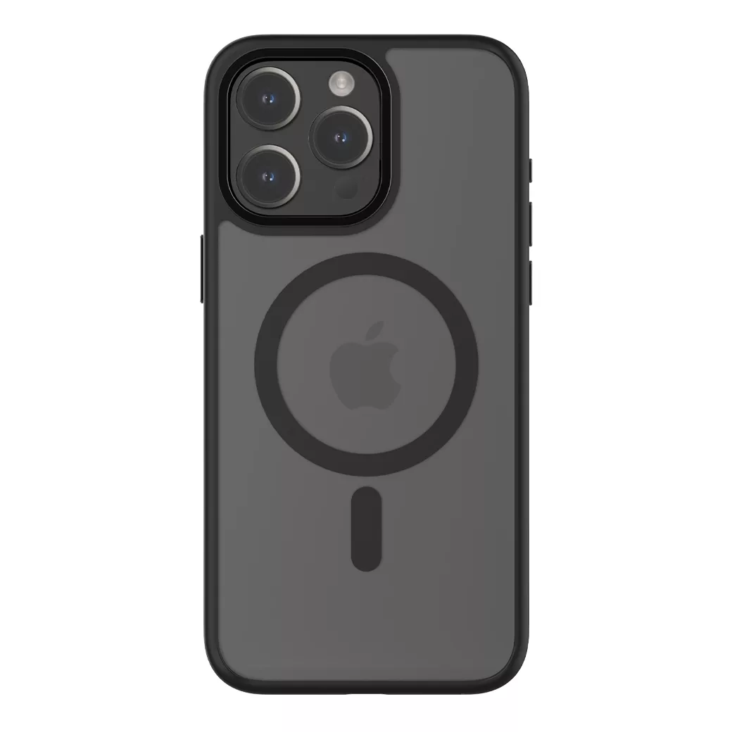 QDOS รุ่น Hybrid Soft with Snap (MagSafe) - เคส iPhone 15 Pro Max - สี Midnight