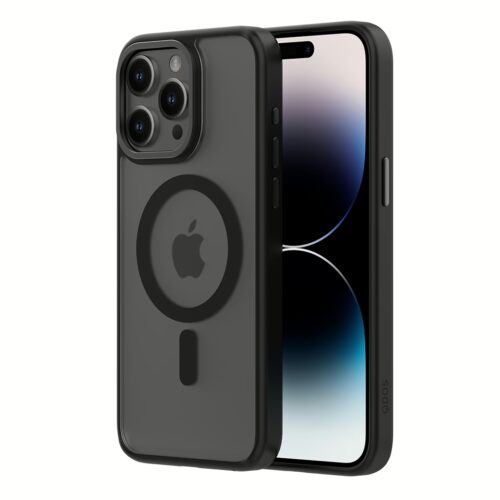 QDOS รุ่น Hybrid Soft with Snap (MagSafe) - เคส iPhone 15 Pro Max - สี Midnight - Image 4