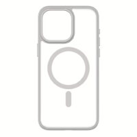 QDOS รุ่น Hybrid Soft with Snap (MagSafe) - เคส iPhone 15 Pro Max - สี White Grey