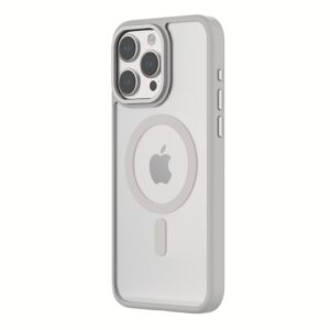 QDOS รุ่น Hybrid Soft with Snap (MagSafe) - เคส iPhone 15 Pro Max - สี White Grey 7 QDOS รุ่น Hybrid Soft with Snap (MagSafe) - เคส iPhone 15 Pro Max - สี White Grey