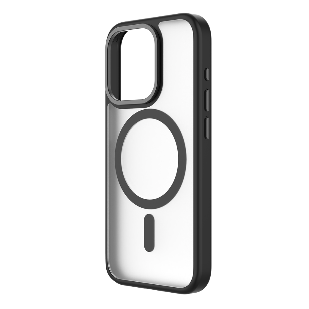 QDOS รุ่น Hybrid Soft with Snap (MagSafe) - เคส iPhone 15 Pro - สี Midnight