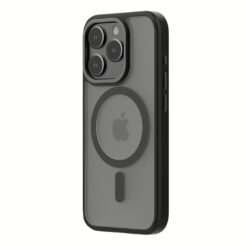 QDOS รุ่น Hybrid Soft with Snap (MagSafe) - เคส iPhone 15 Pro - สี Midnight
