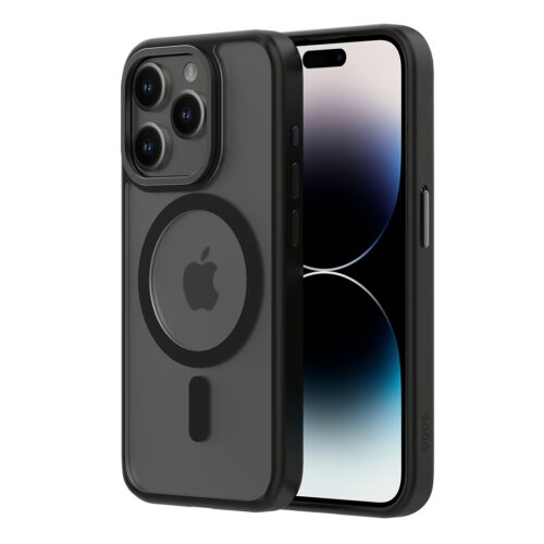 QDOS รุ่น Hybrid Soft with Snap (MagSafe) - เคส iPhone 15 Pro - สี Midnight - Image 4