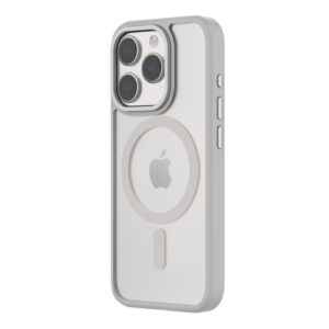 QDOS รุ่น Hybrid Soft with Snap (MagSafe) - เคส iPhone 15 Pro - สี White Grey 7 QDOS รุ่น Hybrid Soft with Snap (MagSafe) - เคส iPhone 15 Pro - สี White Grey
