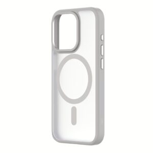 QDOS รุ่น Hybrid Soft with Snap (MagSafe) - เคส iPhone 15 Pro - สี White Grey 11 QDOS รุ่น Hybrid Soft with Snap (MagSafe) - เคส iPhone 15 Pro - สี White Grey
