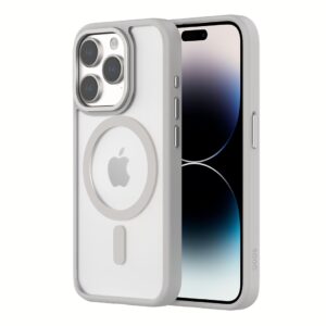 QDOS รุ่น Hybrid Soft with Snap (MagSafe) - เคส iPhone 15 Pro - สี White Grey 9 QDOS รุ่น Hybrid Soft with Snap (MagSafe) - เคส iPhone 15 Pro - สี White Grey