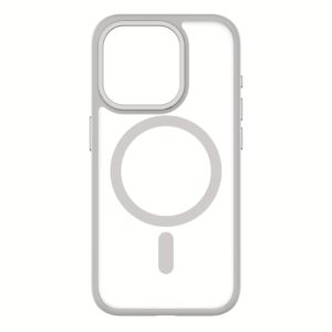 QDOS รุ่น Hybrid Soft with Snap (MagSafe) - เคส iPhone 15 Pro - สี White Grey 10 QDOS รุ่น Hybrid Soft with Snap (MagSafe) - เคส iPhone 15 Pro - สี White Grey