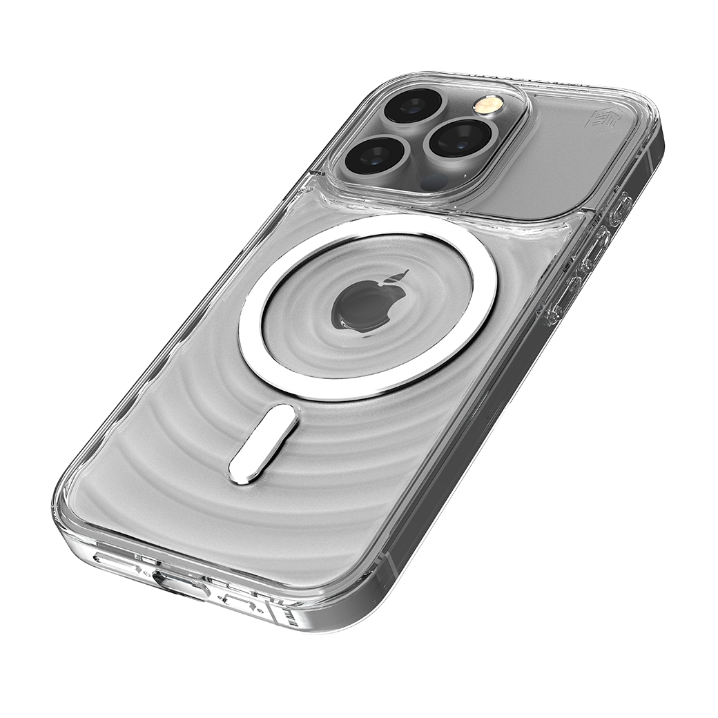 STM รุ่น Reawaken Ripple MagSafe - เคส iPhone 15 Pro - สี Clear