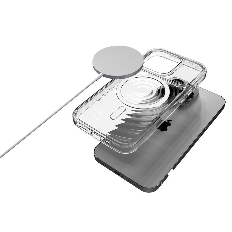 STM รุ่น Reawaken Ripple MagSafe - เคส iPhone 15 Pro - สี Clear