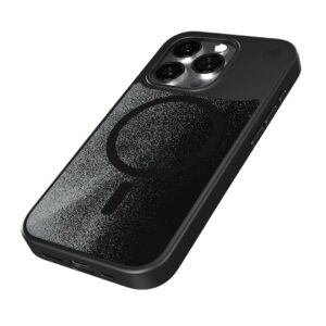 STM รุ่น Relax Sand MagSafe - เคส iPhone 15 Pro Max - สี Black/Grey