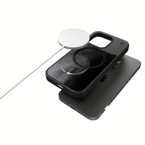 STM รุ่น Relax Sand MagSafe - เคส iPhone 15 Pro - สี Black/Grey - Image 6