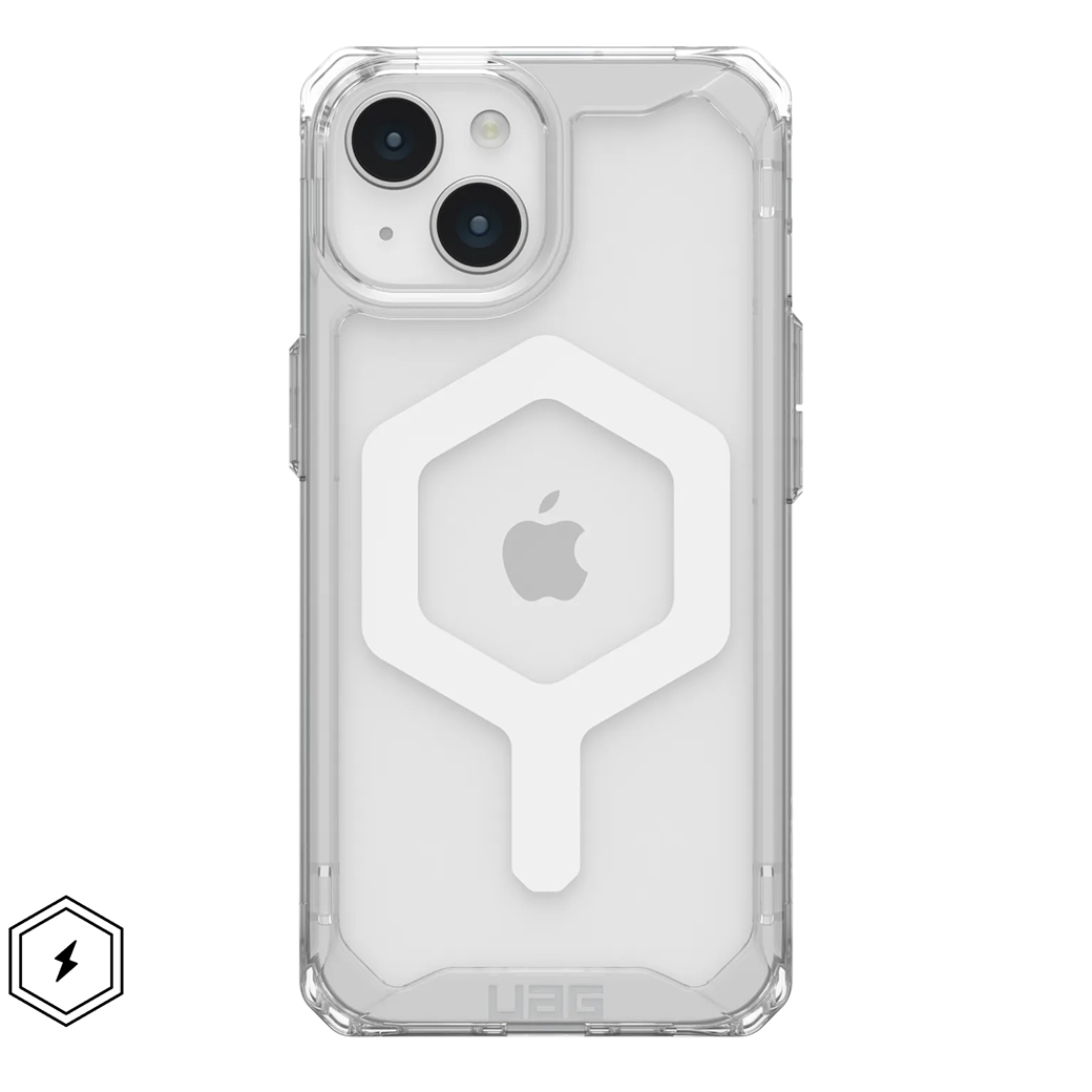 UAG รุ่น Plyo MagSafe - เคส iPhone 15 - สี Ice/White