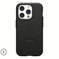 UAG รุ่น Civilian MagSafe - เคส iPhone 15 Pro - สี Black