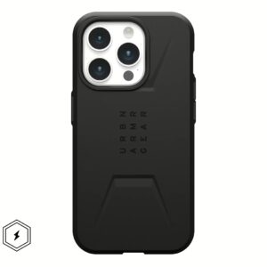 UAG รุ่น Civilian MagSafe - เคส iPhone 15 Pro - สี Black