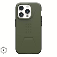 UAG รุ่น Civilian MagSafe - เคส iPhone 15 Pro - สี Olive Drab