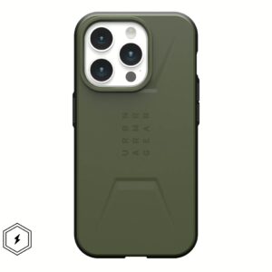 UAG รุ่น Civilian MagSafe - เคส iPhone 15 Pro - สี Olive Drab