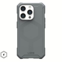 UAG รุ่น Essential Armor MagSafe - เคส iPhone 15 Pro - สี Silver