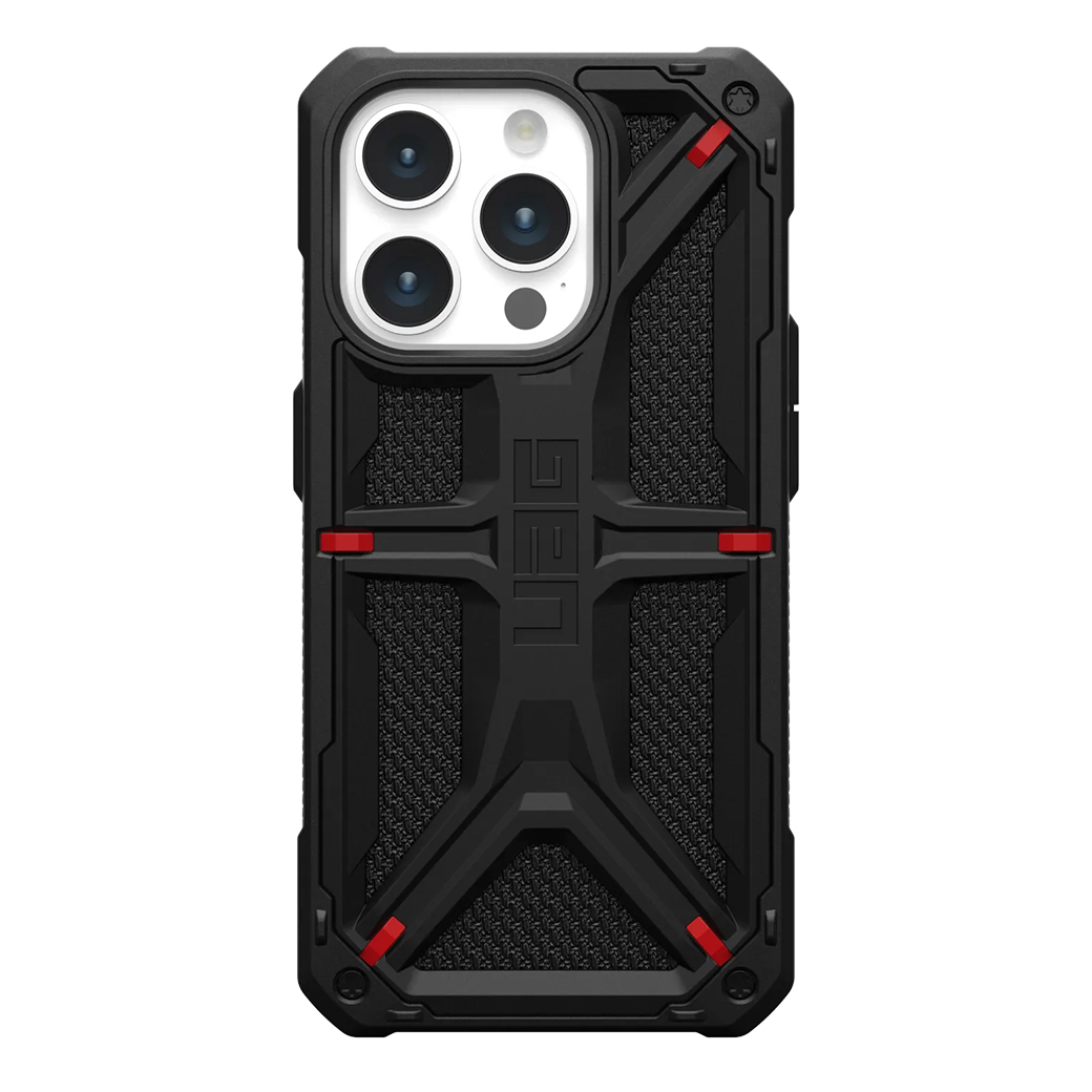 UAG รุ่น Monarch - เคส iPhone 15 Pro - สี Kevlar Black