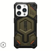 UAG รุ่น Monarch Pro - เคส iPhone 15 Pro - สี Kevlar Element Green
