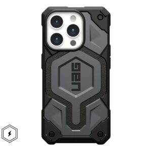 UAG รุ่น Monarch Pro - เคส iPhone 15 Pro - สี Silver