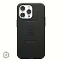 UAG รุ่น Civilian MagSafe - เคส iPhone 15 Pro Max - สี Black