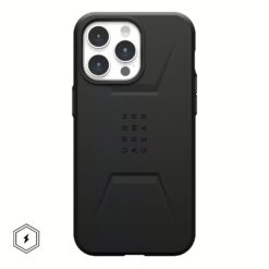 UAG รุ่น Civilian MagSafe - เคส iPhone 15 Pro Max - สี Black