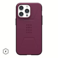 UAG รุ่น Civilian MagSafe - เคส iPhone 15 Pro Max - สี Bordeaux