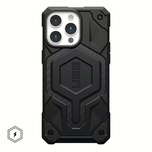 UAG รุ่น Monarch Pro - เคส iPhone 15 Pro Max - สี Carbon Fiber