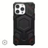 UAG รุ่น Monarch Pro - เคส iPhone 15 Pro Max - สี Kevlar Black