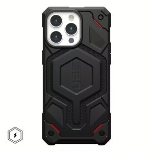 UAG รุ่น Monarch Pro - เคส iPhone 15 Pro Max - สี Kevlar Black