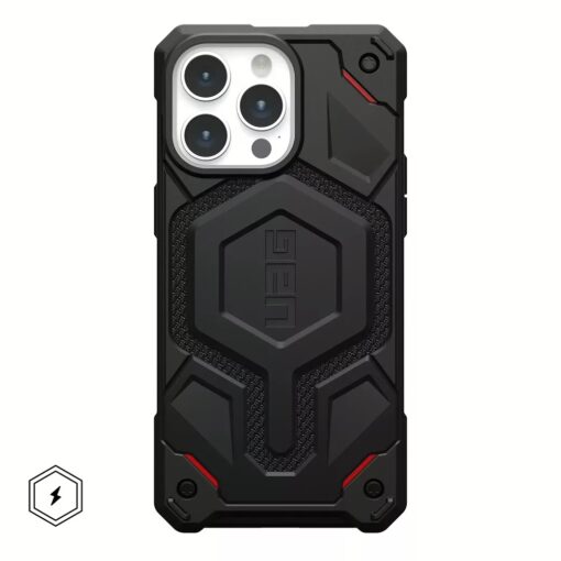 UAG รุ่น Monarch Pro - เคส iPhone 15 Pro Max - สี Kevlar Black