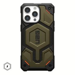 UAG รุ่น Monarch Pro - เคส iPhone 15 Pro Max - สี Kevlar Element Green