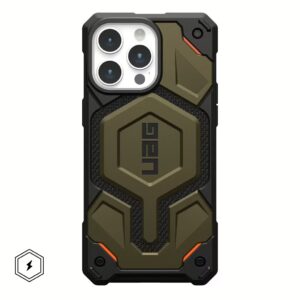 UAG รุ่น Monarch Pro - เคส iPhone 15 Pro Max - สี Kevlar Element Green