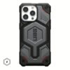 UAG รุ่น Monarch Pro - เคส iPhone 15 Pro Max - สี Kevlar Silver