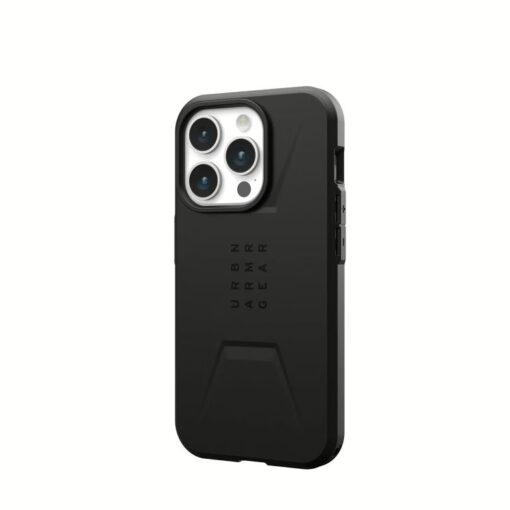 UAG รุ่น Civilian MagSafe - เคส iPhone 15 Pro - สี Black - Image 5