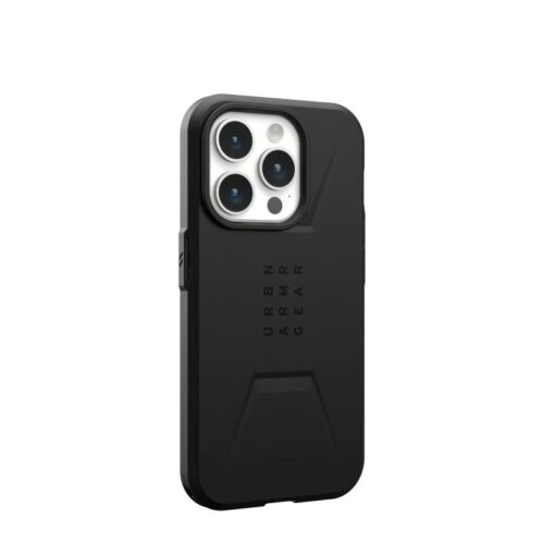 UAG รุ่น Civilian MagSafe - เคส iPhone 15 Pro - สี Black - Image 3
