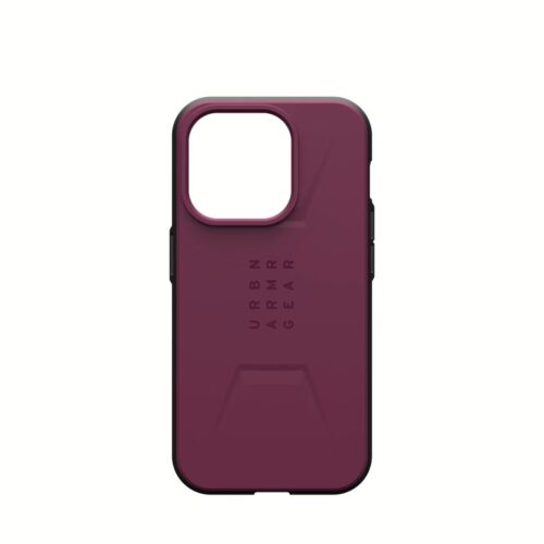 UAG รุ่น Civilian MagSafe - เคส iPhone 15 Pro - สี Bordeaux - Image 8